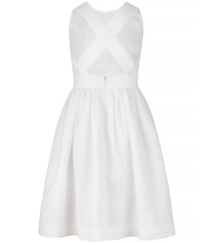 Šaty /  Detské ľanové šaty Zoe - White 