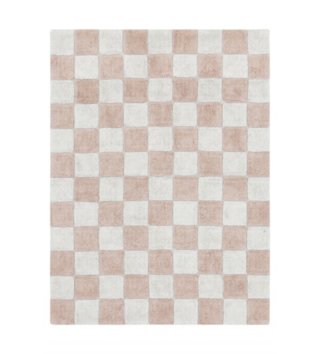 120 x 160 cm /  Koberec bavlnený šachovnica - Rose 120 x 160 cm 