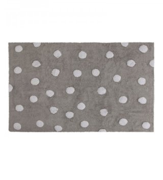 120 x 160 cm /  Koberec Dots Grey/ White 120x160 