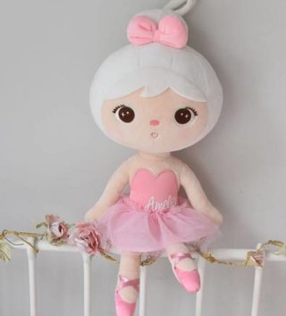 Plyšové hračky /  Metoo bábika Baletka 50 cm 