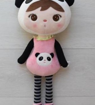 Plyšové hračky /  Metoo bábika Panda 50 cm 