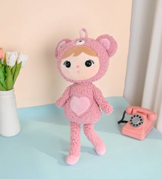 Plyšové hračky /  Metoo plyšový medvedík ružový 50 cm 