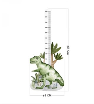 Zvieratá /  Nálepka na stenu Dino tyranosaurus DK402 - meter 