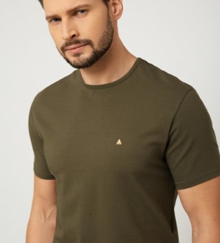 Pánske tričká a mikiny /  Pánske tričko - khaki 