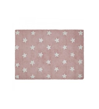 120 x 160 cm /  Koberec Estrellas Pink-White 120x160 