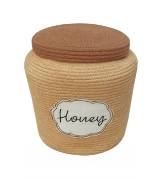 Koše na hračky, úložné boxy /  Úložný dizajnový košík - Honey 